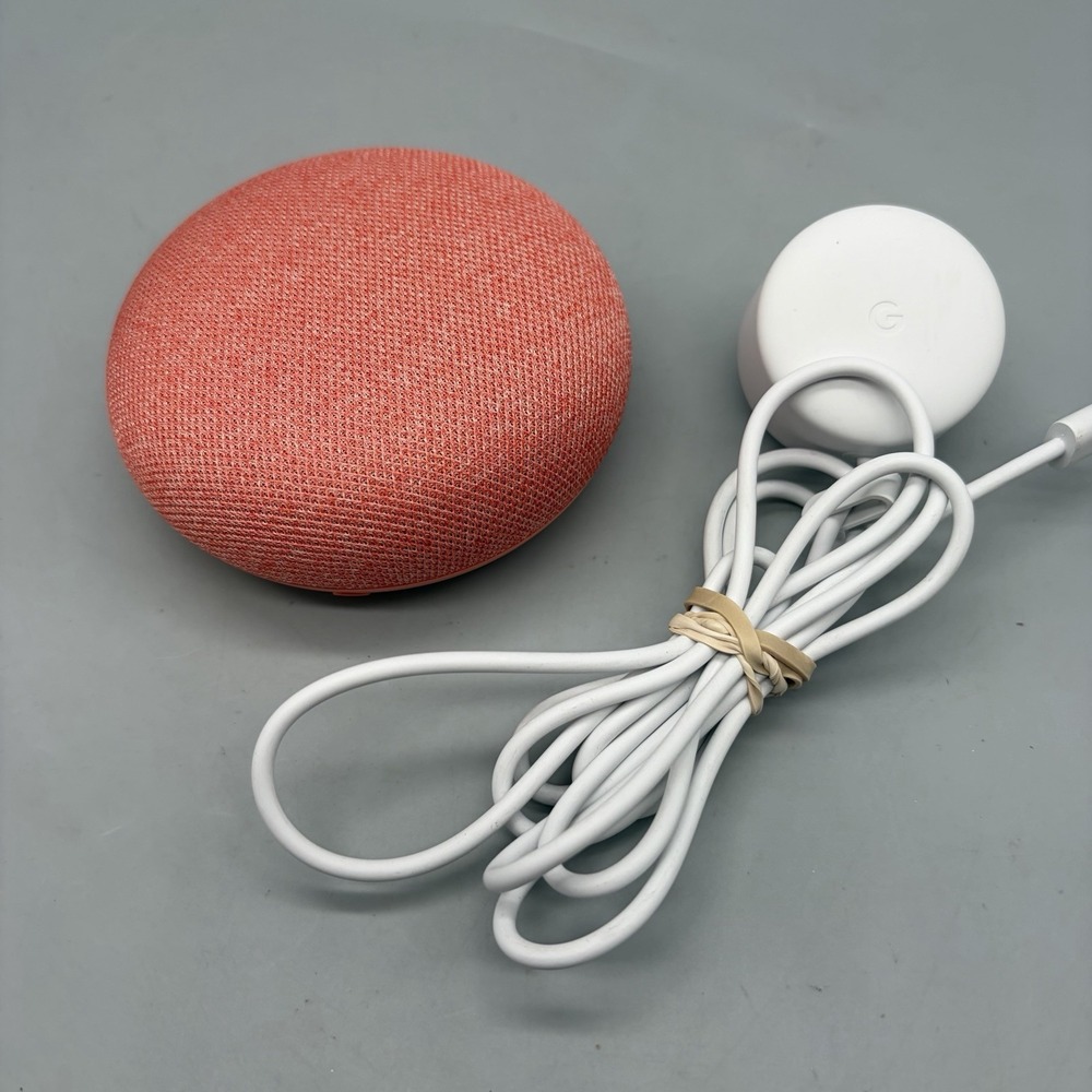 Google Home Mini Smart Speaker - Coral (1st Gen) - Tested